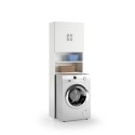 Houten kolomkast voor wasmachine en badkamer, ruimtebesparend ontwerp Aanbod