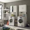 Houten kolomkast voor wasmachine en badkamer, ruimtebesparend ontwerp Aanbieding