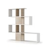 Moderne design dubbelzijdige boekenkast wit hout Libkaf Aanbod