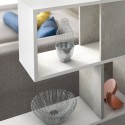 Moderne tweezijdige design roomdivider grijs wit Libkaf Korting