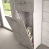 Ruimtebesparende badkamer waskolomkast hout Korting