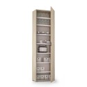 Multifunctionele kast met 7 legplanken en schoenenrek voor 16 paar schoenen Korting