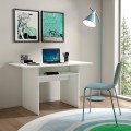 Uitschuifbare console tafel bureau wit hout 120x35-70cm Oplà Aanbieding