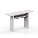 Uitschuifbare console tafel bureau wit hout 120x35-70cm Oplà Aanbod