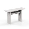 Uitschuifbare console tafel bureau wit hout 120x35-70cm Oplà Aanbod