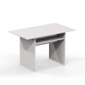 Uitschuifbare console tafel bureau wit hout 120x35-70cm Oplà Korting