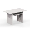 Uitschuifbare console tafel houten bureau wit 120x35-70cm Oplà Korting
