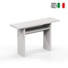 Uitschuifbare console tafel bureau wit hout 120x35-70cm Oplà Verkoop