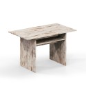 Uitschuifbare consoletafel 120x35-70cm hout bureau vintage Oplà Kortingen