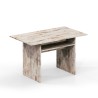 Uitschuifbare console 120x35-70cm tafel bureau vintage hout Oplà Kortingen
