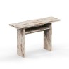 Uitschuifbare consoletafel 120x35-70cm hout bureau vintage Oplà Korting
