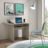 Uitschuifbare console 120x35-70cm tafel bureau vintage hout Oplà Voorraad