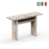 Uitschuifbare console 120x35-70cm tafel bureau vintage hout Oplà Aanbod