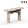 Uitschuifbare consoletafel 120x35-70cm hout bureau vintage Oplà Aanbod