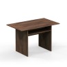 Uitschuifbare consoletafel donker hout bureau 120x35-70cm Oplà Korting