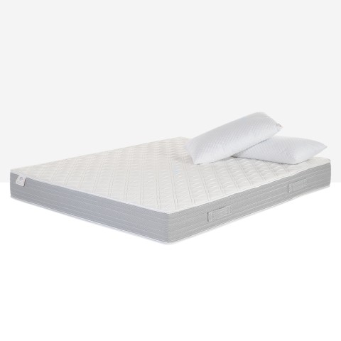 Orthopedisch tweepersoonsmatras 160x190 met 2 Memory Top Soft L kussens Aanbieding