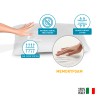 Orthopedisch tweepersoonsmatras 160x190 met 2 Memory Top Soft L kussens Catalogus