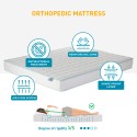 Ortopedisch tweepersoonsmatras 160x190 Memory Foam Double Comfort L Aanbod