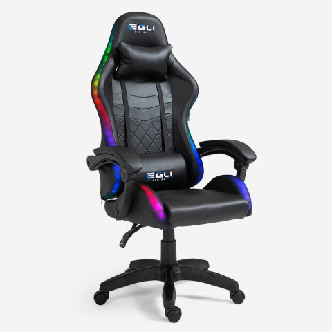 Gaming stoel LED massage ligstoel ergonomische stoel The Horde Plus