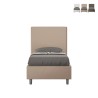 Eenpersoonsbed met opbergruimte 100x200 moderne slaapkamer Focus S2 Afmetingen