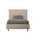 Halfhoog bed met opbergruimte 120x190 Frans stijl kunstleer Focus P Aankoop