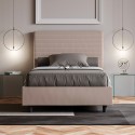 Halfhoog bed met opbergruimte 120x190 Frans stijl kunstleer Focus P Prijs