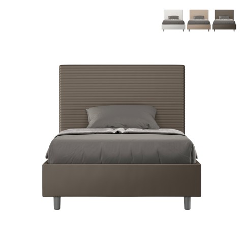 Frans twijfelaar 120x200 met opbergruimte in kunstleer Focus P1 Aanbieding