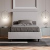 Frans bed met opbergruimte 140x200 twijfelaar kunstleer Focus F Voorraad