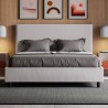 Tweepersoonsbed 160x200 met opbergruimte, modern kunstleer Focus M1 Voorraad