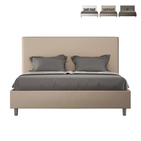Moderne tweepersoonsbed 170x200 met opbergruimte kunstleer Focus M3 Aanbieding
