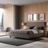Moderne tweepersoonsbed met opbergruimte 170x210 kunstleer Focus M4 
