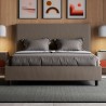 Moderne tweepersoonsbed met opbergruimte 170x210 kunstleer Focus M4 Prijs