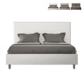 Moderne tweepersoonsbed met opbergruimte 170x210 kunstleer Focus M4 Aanbieding