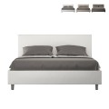 Moderne opbergbed tweepersoons 160x190 kunstleer Adele M Aanbieding