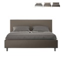 Moderne opbergbed tweepersoons 160x190 kunstleer Adele M Afmetingen