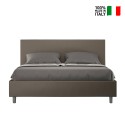Moderne opbergbed tweepersoons 160x190 kunstleer Adele M Kosten