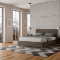 Moderne opbergbed tweepersoons 160x190 kunstleer Adele M 