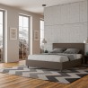 Moderne opbergbed tweepersoons 160x190 kunstleer Adele M 
