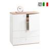 Moderne witte design ladekast Ottavia Verkoop