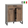 Entree schoenenkast met 4 planken en lade modern industrieel design Harbour Verkoop
