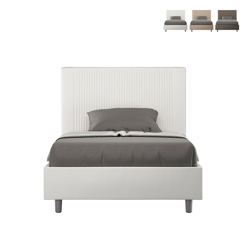Frans bed met opbergruimte 140x200 eenpersoon en half kunstleer Goya F Aanbieding Frans bed met opbergruimte 140x200 eenpersoon en half kunstleer Goya F Aanbieding