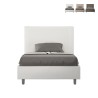 Frans bed met opbergruimte 140x200 eenpersoon en half kunstleer Goya F Aanbieding