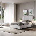 Frans bed met opbergruimte 140x200 eenpersoon en half kunstleer Goya F Kortingen