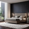 Tweepersoonsbed met opbergruimte 160x190 kunstleer modern Goya M 