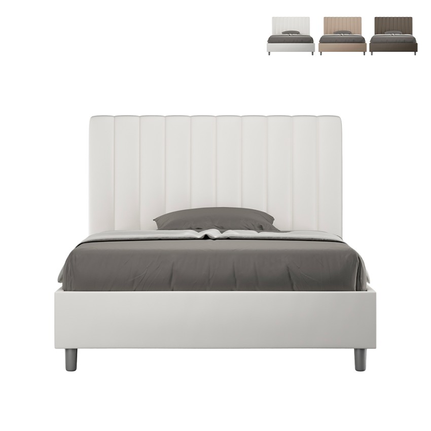 Frans twijfelaar bed 120x190 met opbergruimte in kunstleer Agueda P Aanbieding