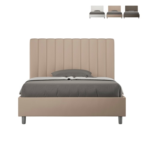 Frans twijfelaar bed 120x200 kunstleer met opbergruimte Agueda P1 Aanbieding