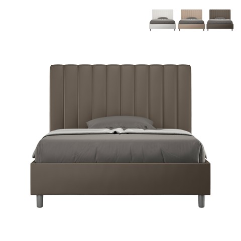 Frans tweepersoonsbed met opbergruimte 140x200 modern Agueda F Aanbieding