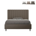 Frans tweepersoonsbed met opbergruimte 140x200 modern Agueda F Aanbieding