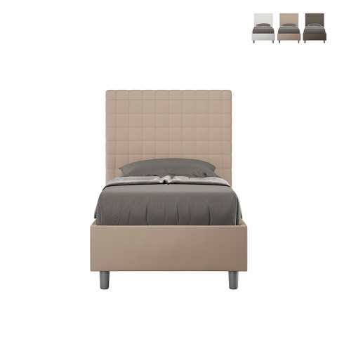 Eenpersoonskinderbed met opbergruimte 80x190 modern kunstleder Sunny S Aanbieding