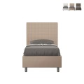 Eenpersoonskinderbed met opbergruimte 80x190 modern kunstleder Sunny S Aanbieding